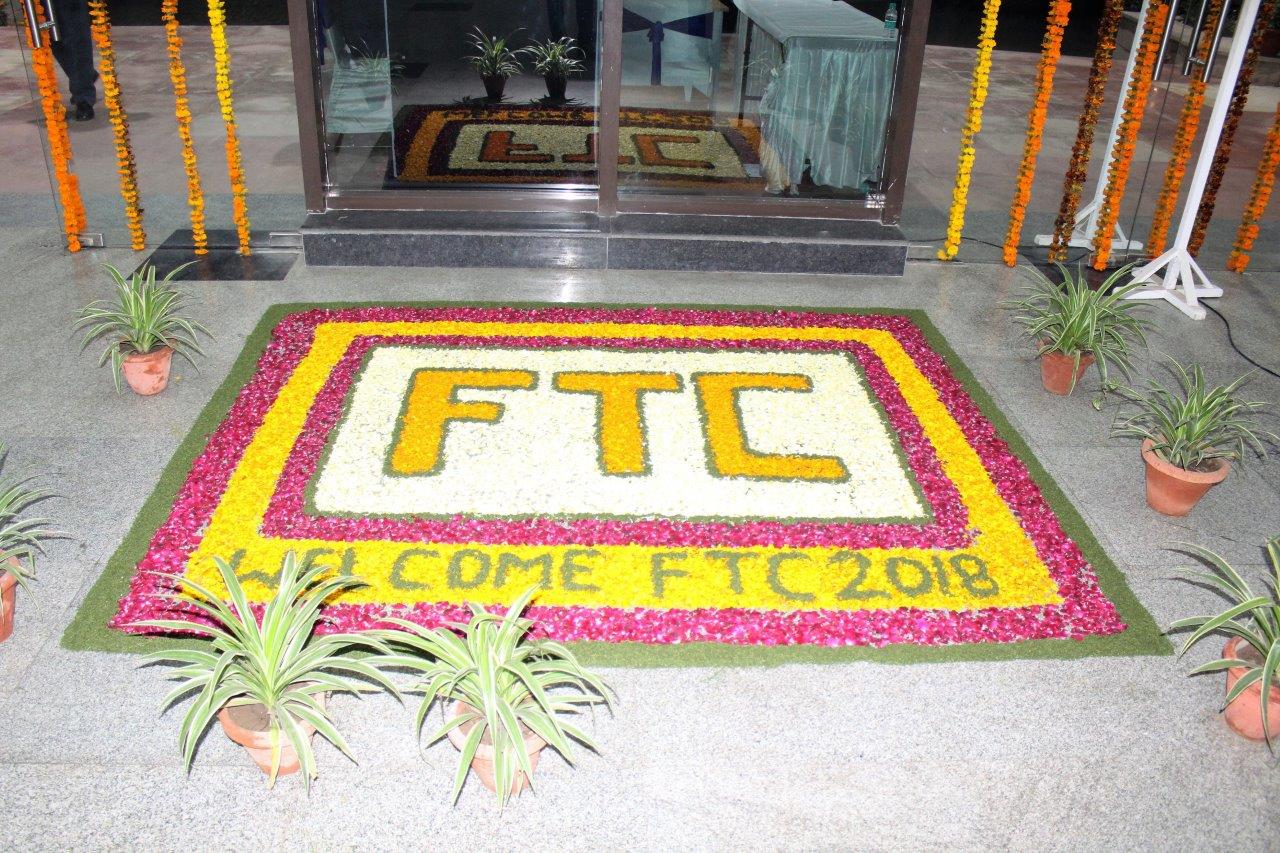 FTC 2018: Conference Logo with Natrual Flower